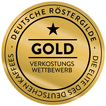 Gold beim Verkostungswettbewerb der Deutschen Röstergilde